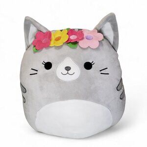 Tally the Gray Tabby Cat Squishmallow Large 12" Plush